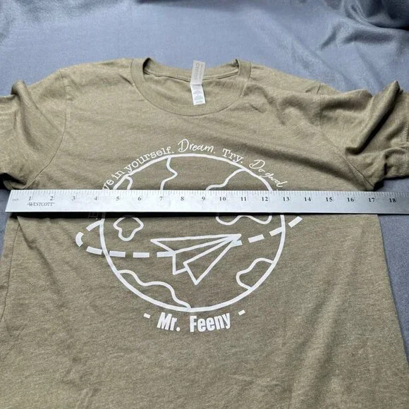 Bella Canvas Mr. Feeny Unisex Size Small Tee Shirt Graphic Gray Preowned - Picture 8 of 11